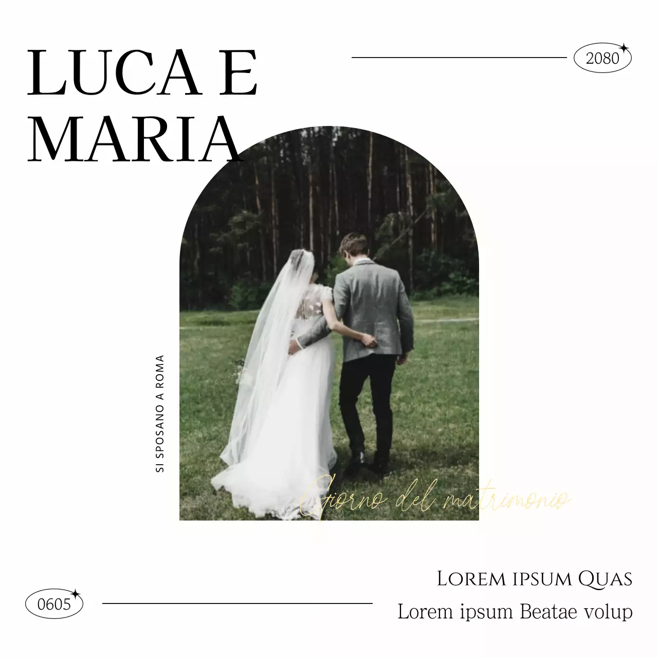 Striscioni per matrimoni con un tocco di classe