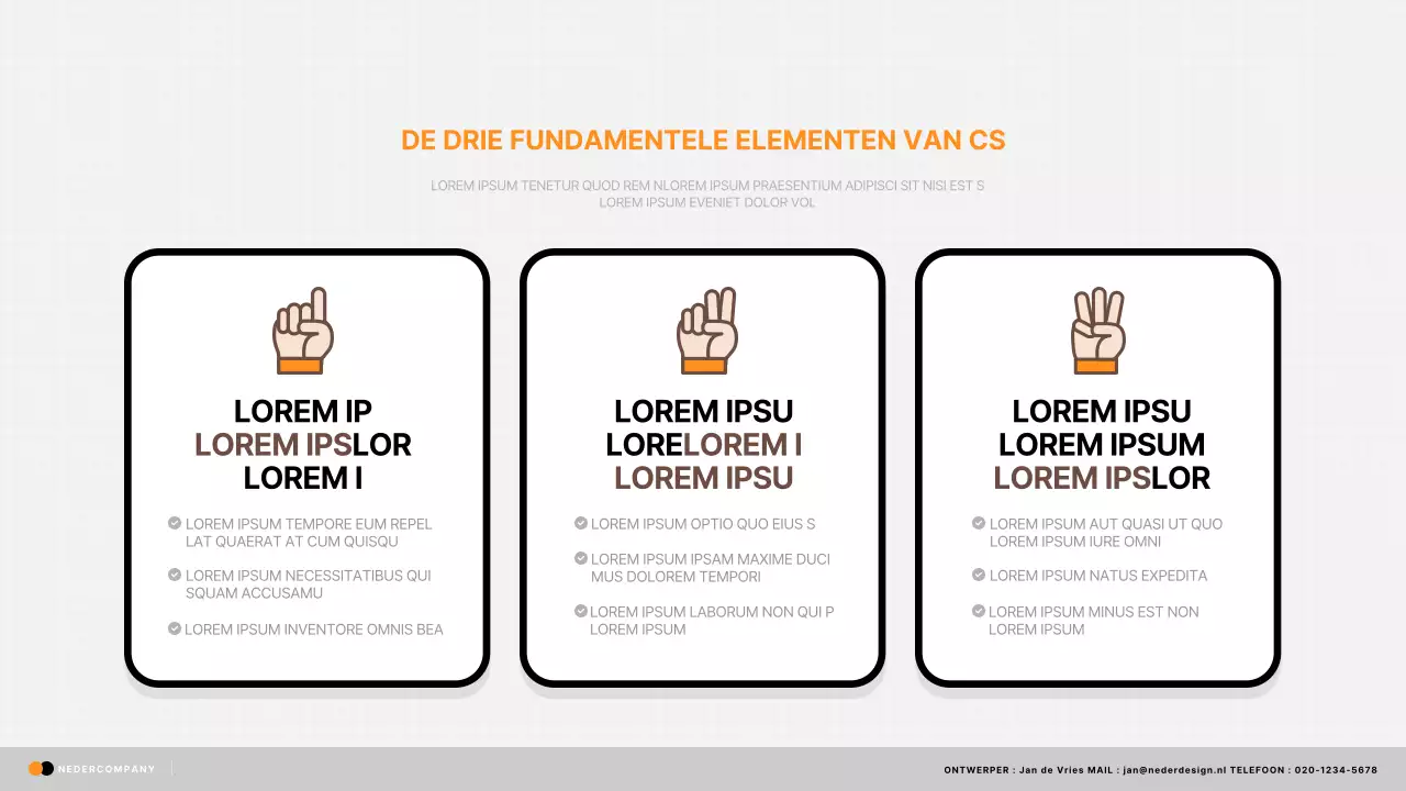 Eenvoudige CS-training in oranje en zwart