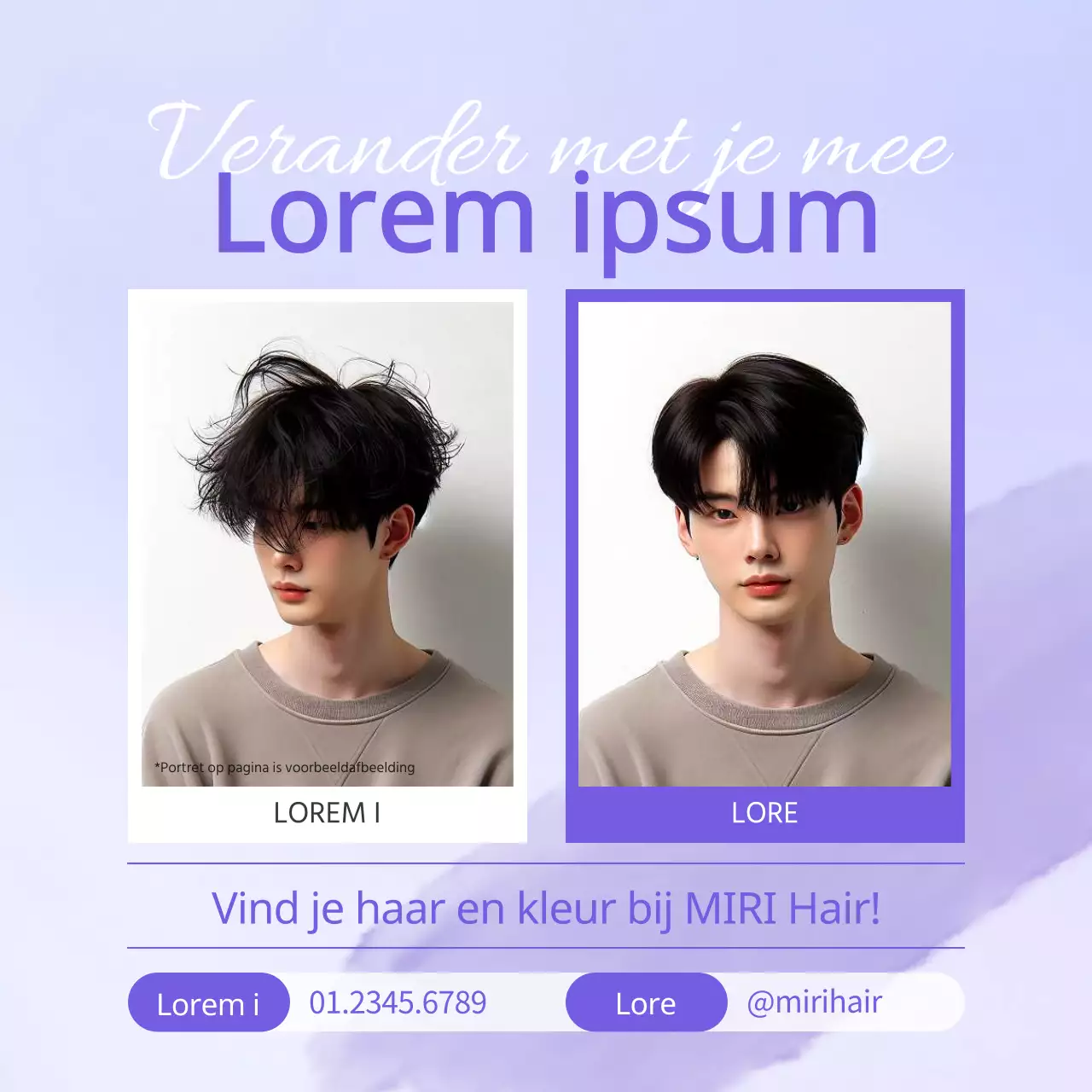 Mauve en Bora's trendy stijladvies promoten