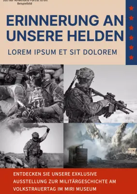 Werbeplakate für Verkaufsveranstaltungen von Reisebüros