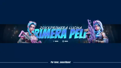 Promociona el canal de juegos ciberpunk de Blue y Bora