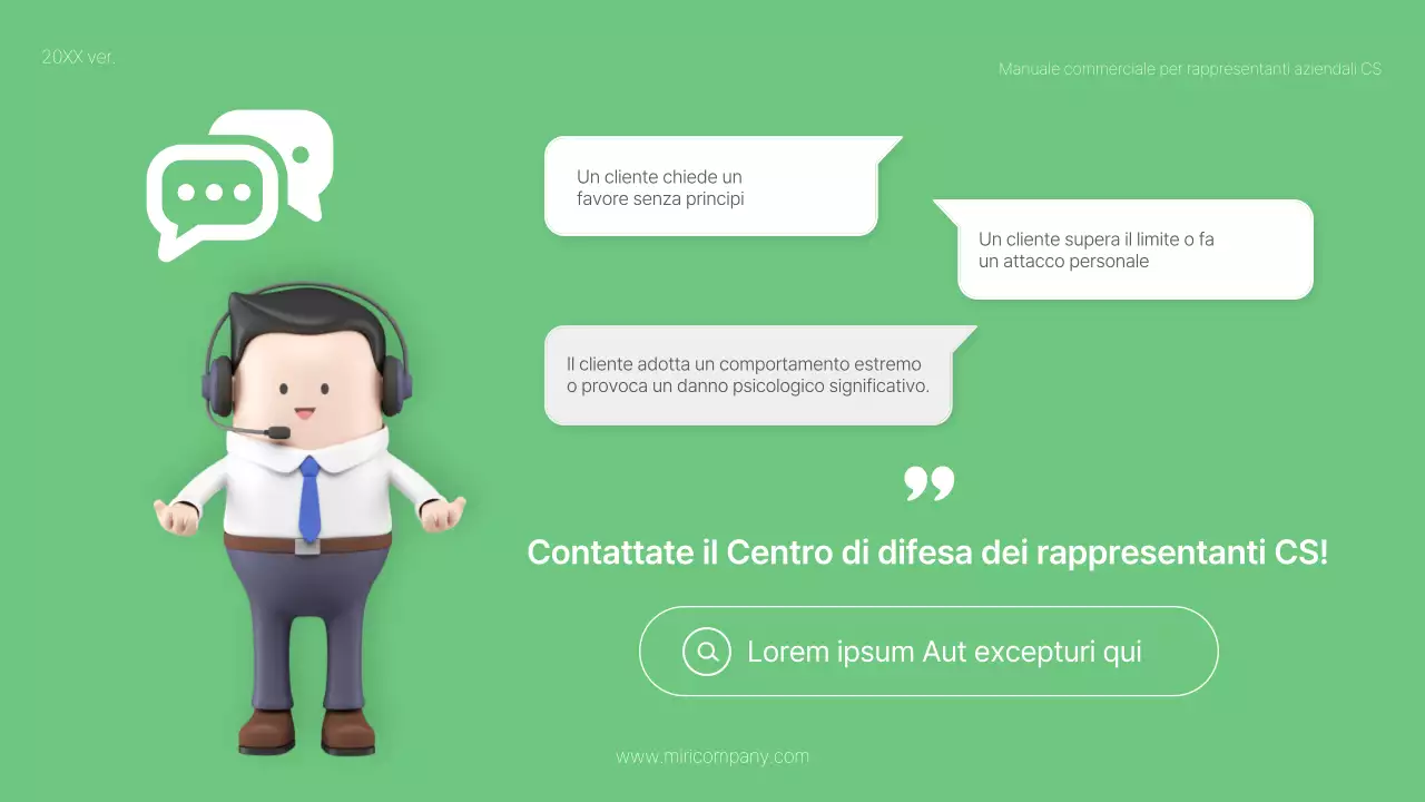Un semplice manuale di lavoro di colore verde e grigio