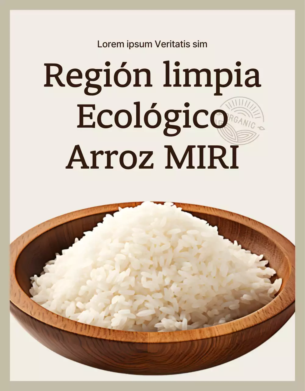 Una introducción moderna al arroz ecológico marrón y marfil