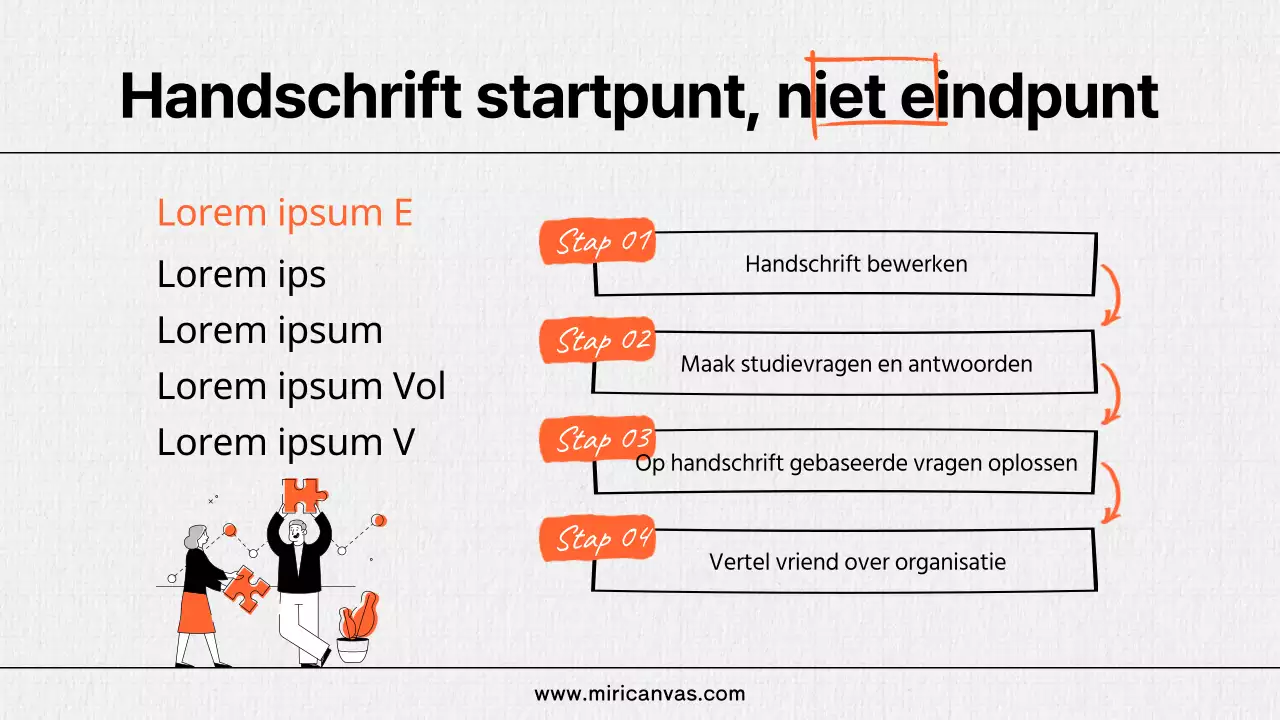Over het gebruik van kitscherige handschriftelementen in oranje en zwart