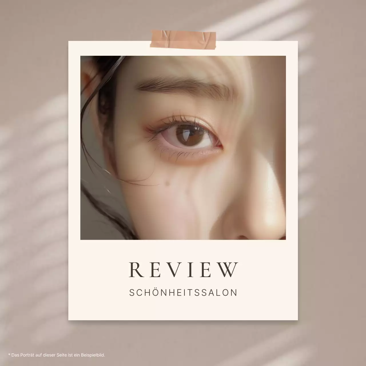 Moderne Wimpern-Schönheitsreviews in Braun- und Beigetönen fördern