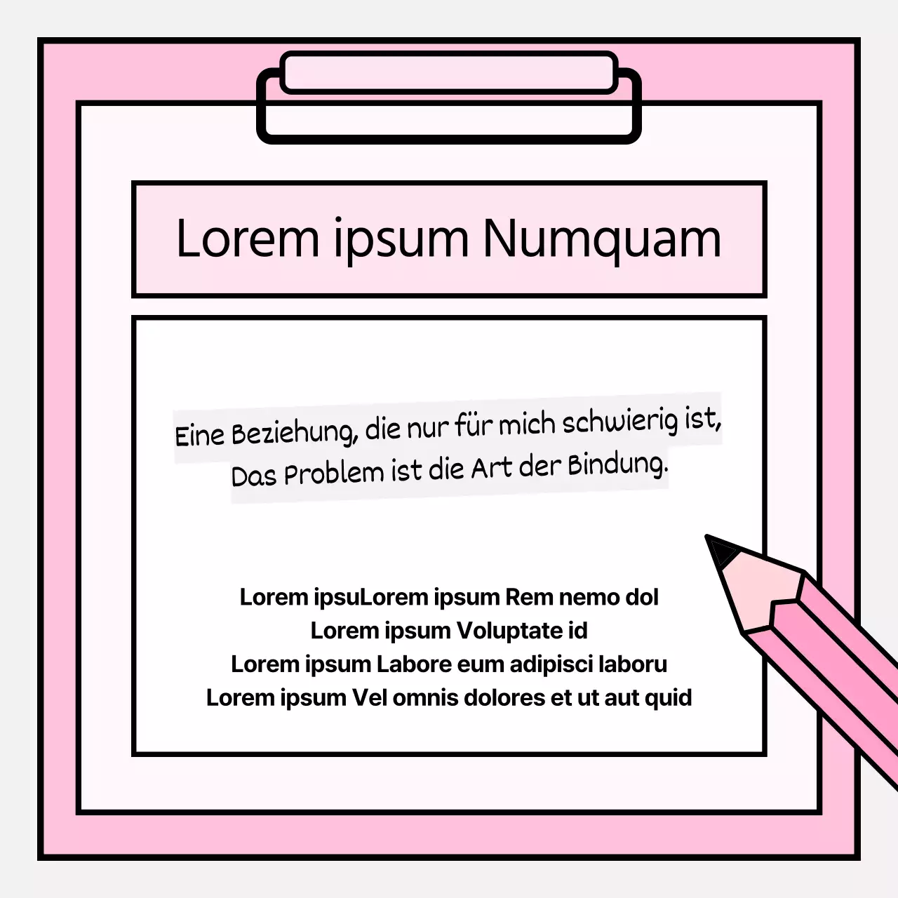 Einfache psychologische Beratungsinformationen in Rosa