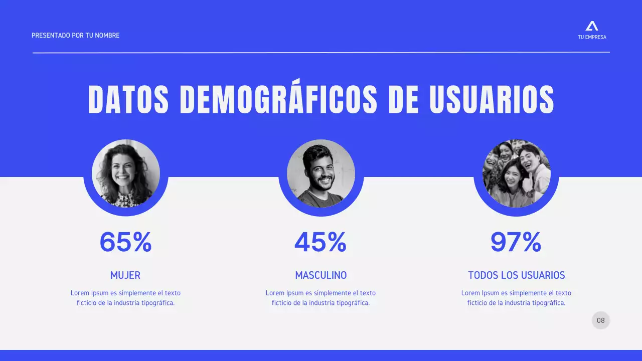 Negro Blanco Gris Estrategia empresarial minimalista