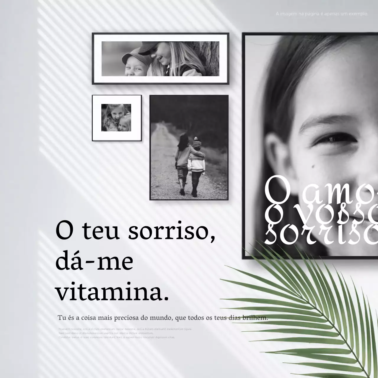 Um simples post de sentimento cinzento e verde