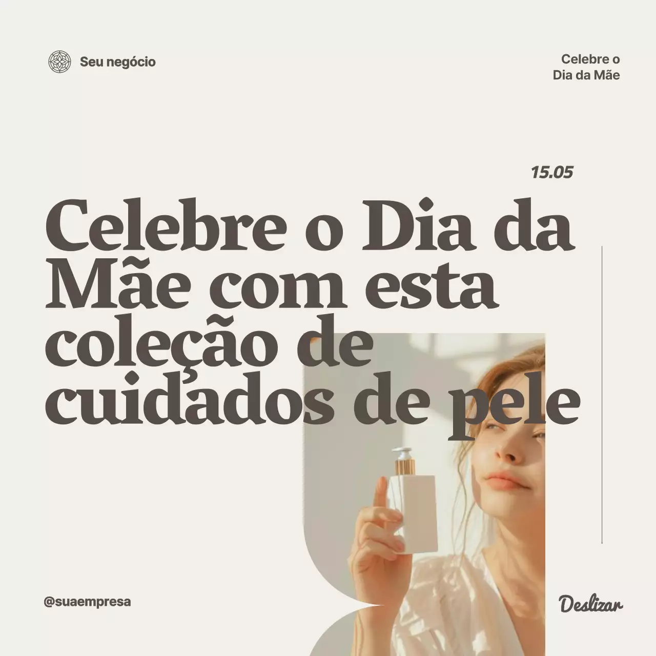 Ivory Modern Skincare Collection para a celebração do Dia da Mãe Advestisement