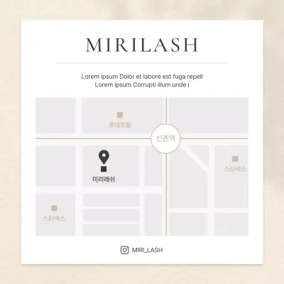 Cils simples bruns et beiges map location