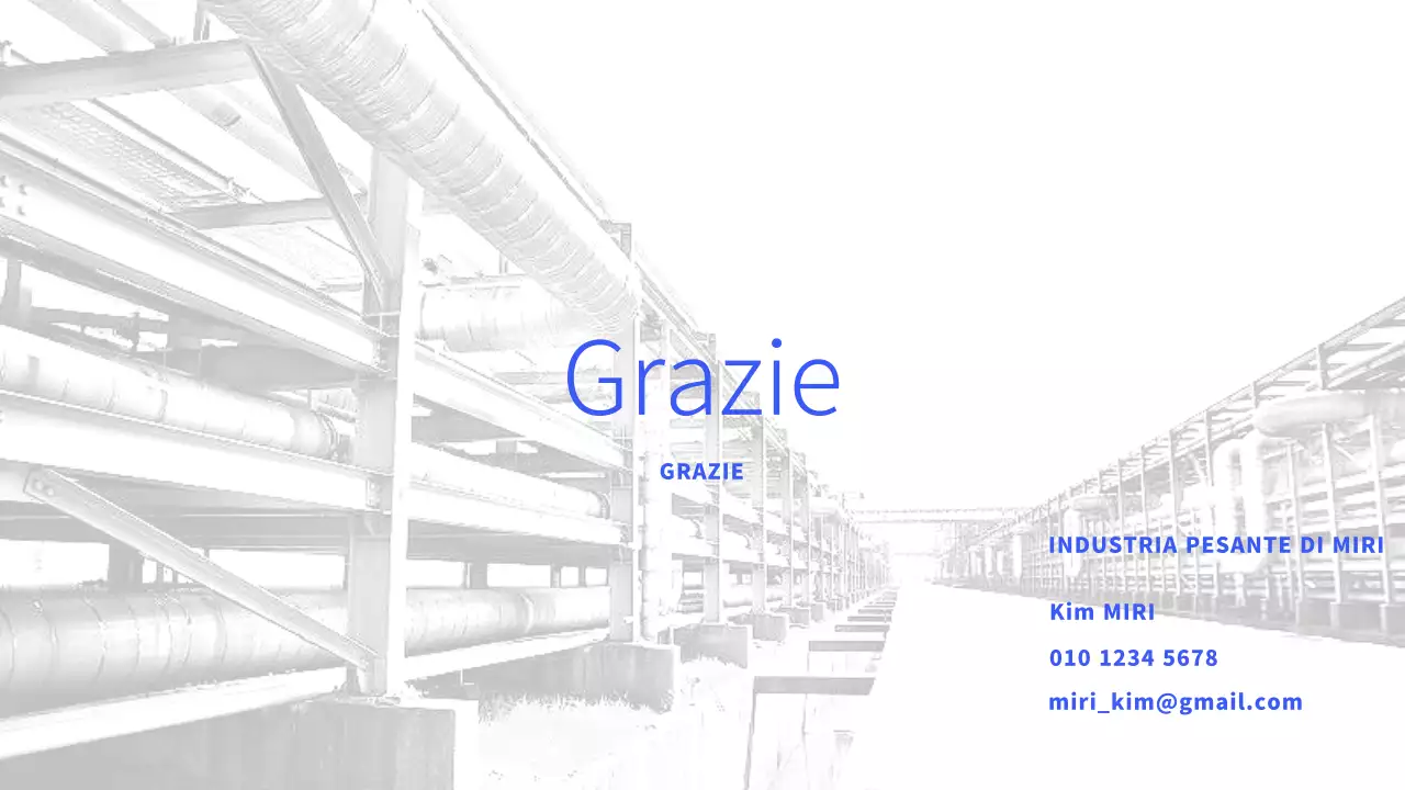 Un business plan minimalista per l'industria pesante in blu