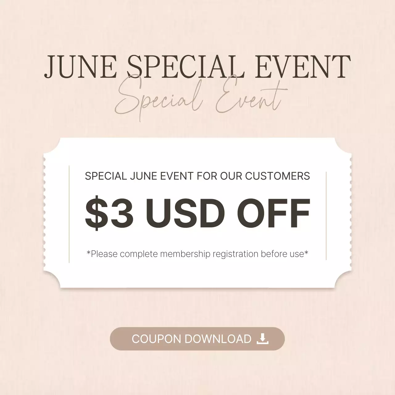About the Simple Beauty Event in Brown and Beige