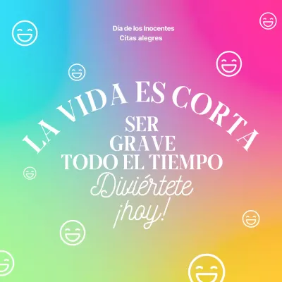 Rosa Azul Gradación April Fools Day Quote