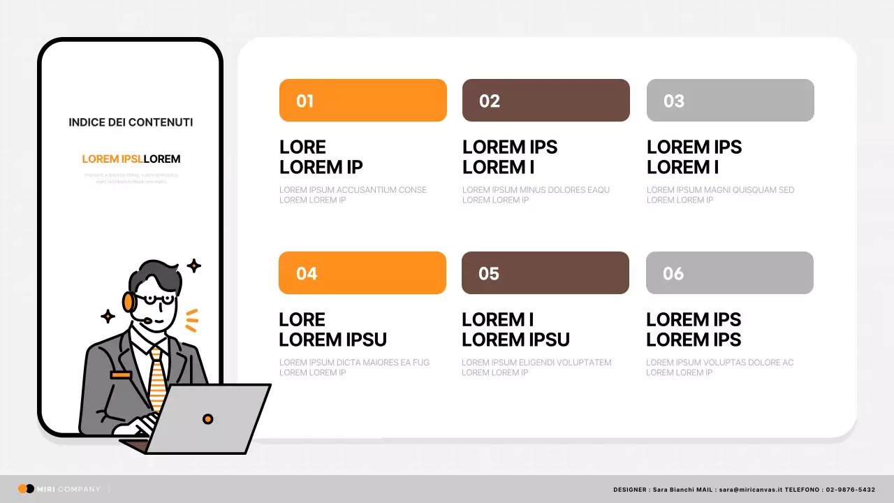 Semplice manuale di formazione CS in arancione e nero