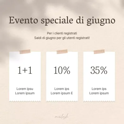 Bellezza semplice in marrone e beige Info evento