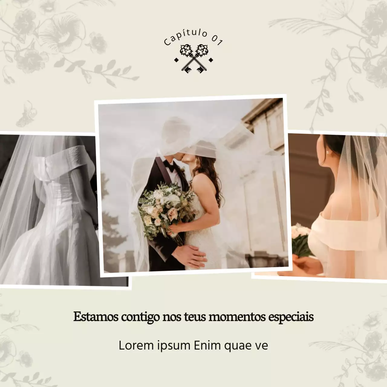 Promover um casamento num hotel de luxo em marfim e preto