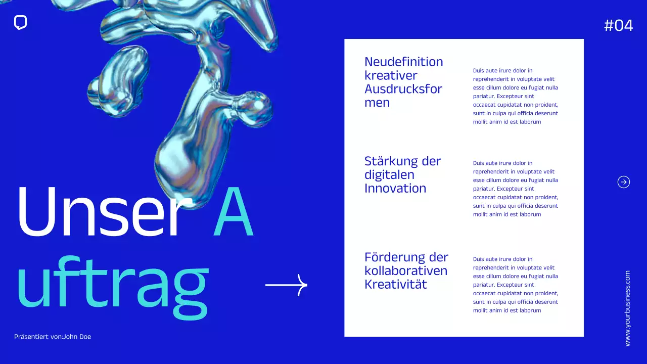 Blue Minimal Simple Company Geschäftsprofil Unternehmensvorstellung