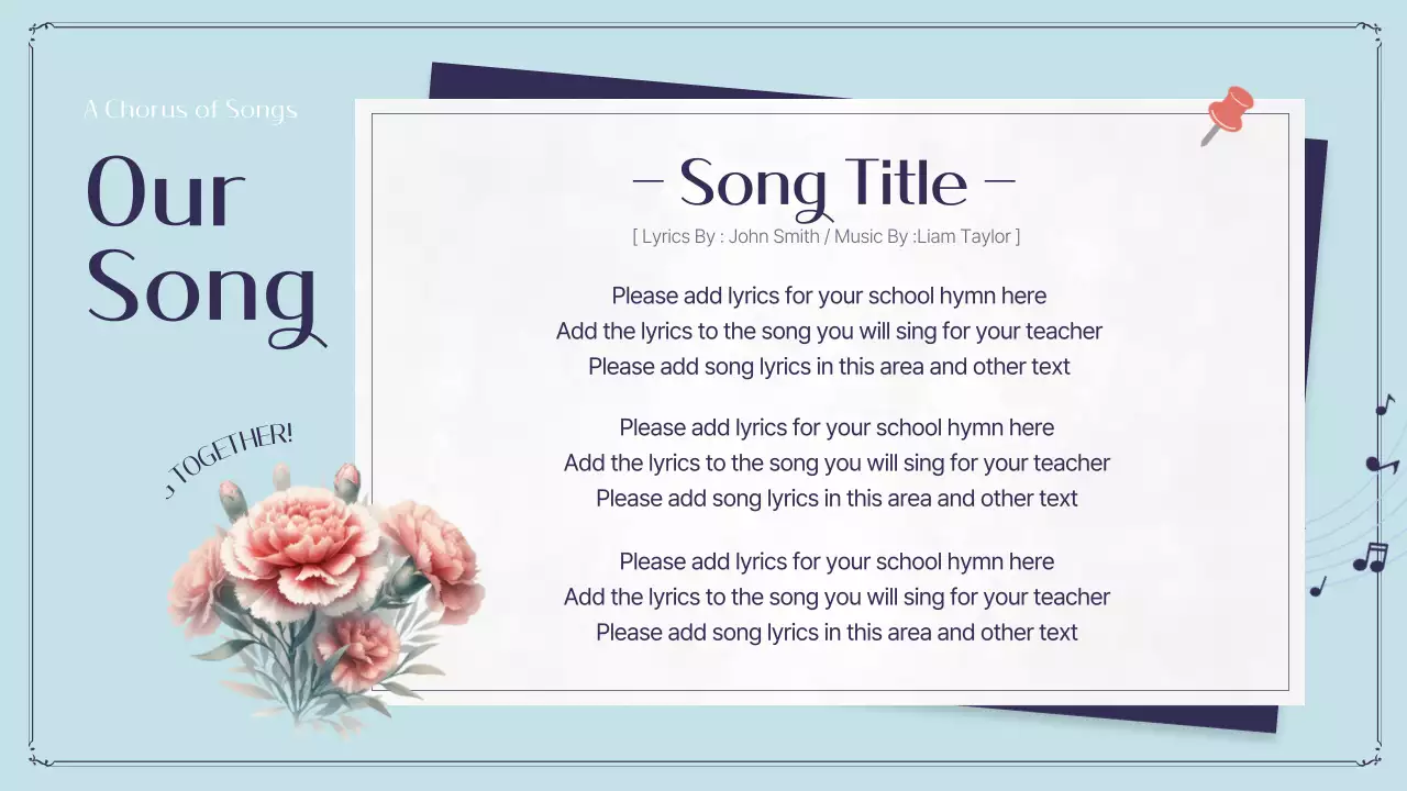 블루 엘레강트 선생님 이벤트 발표 프레젠테이션