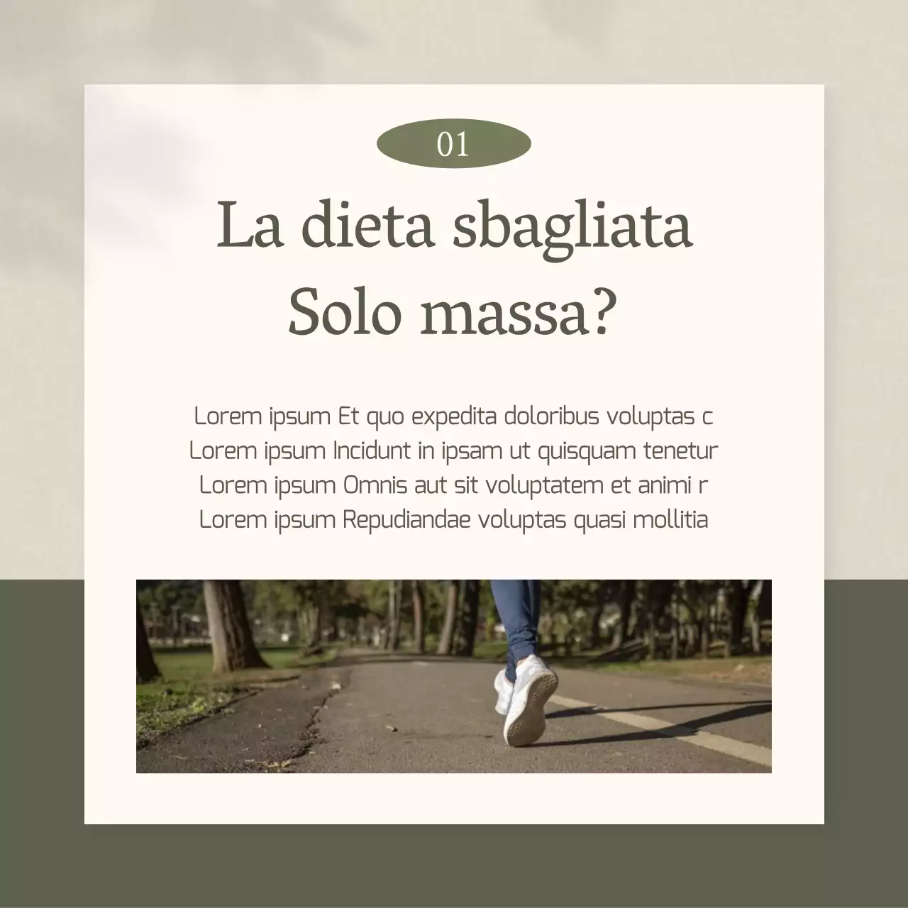 Promuovere una semplice dieta di medicina cinese in kaki e beige