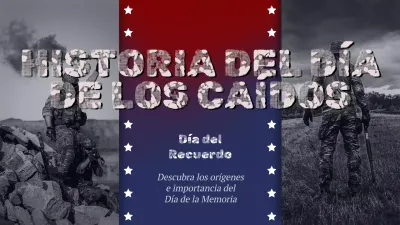 Azul y Rojo Simple Memorial Day Introducción