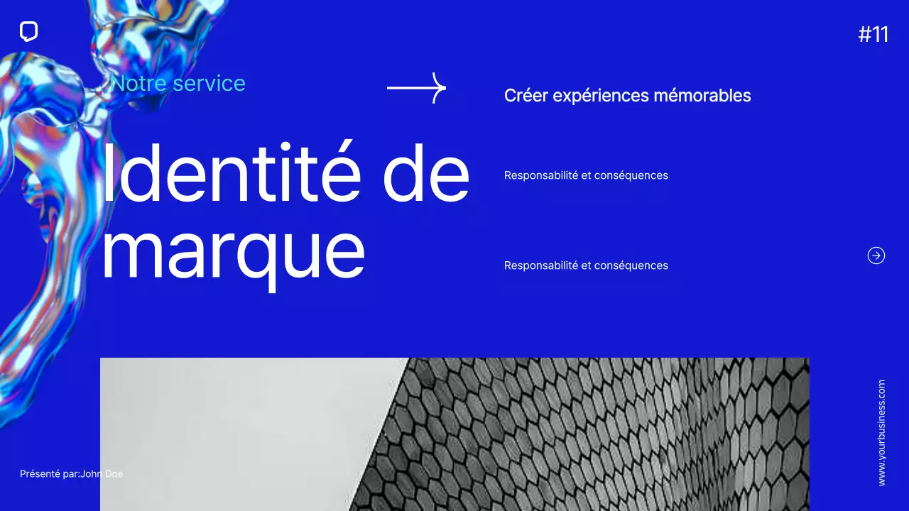 Blue Minimal Simple Company Profil d'entreprise Introduction de l'entreprise