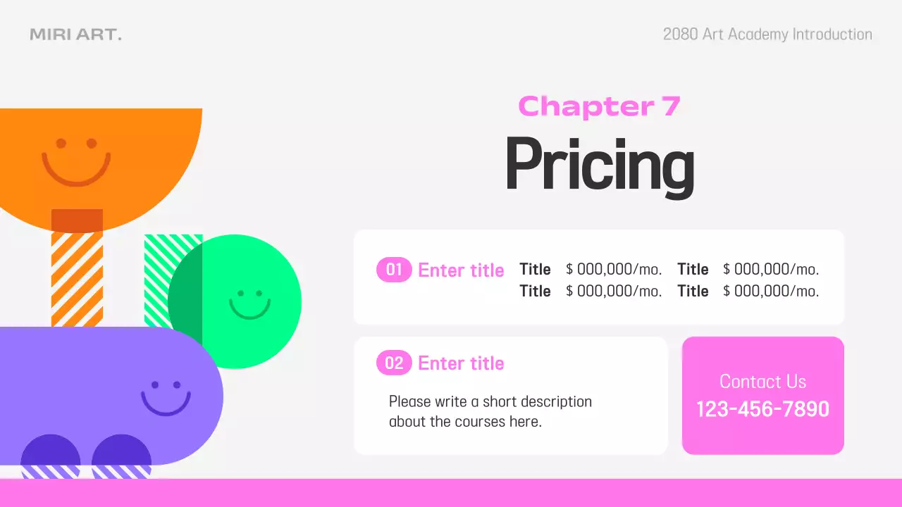 Pink Creative Art Guide Presentation