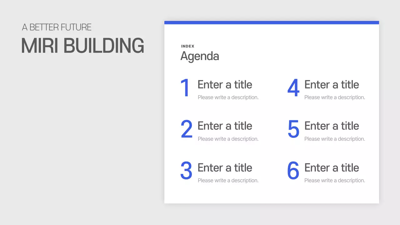 Blue Modern Building Promotion Presentation