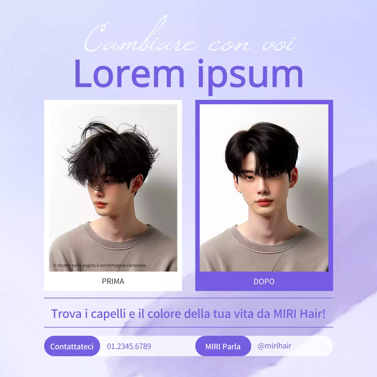 Promuovere la consulenza stilistica di tendenza di Mauve e Bora