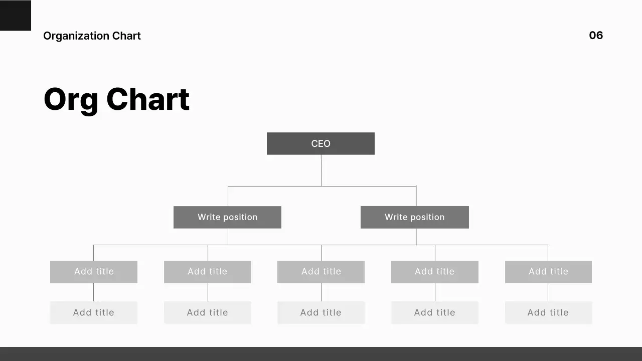 블랙 모던 건설 광고 프레젠테이션
