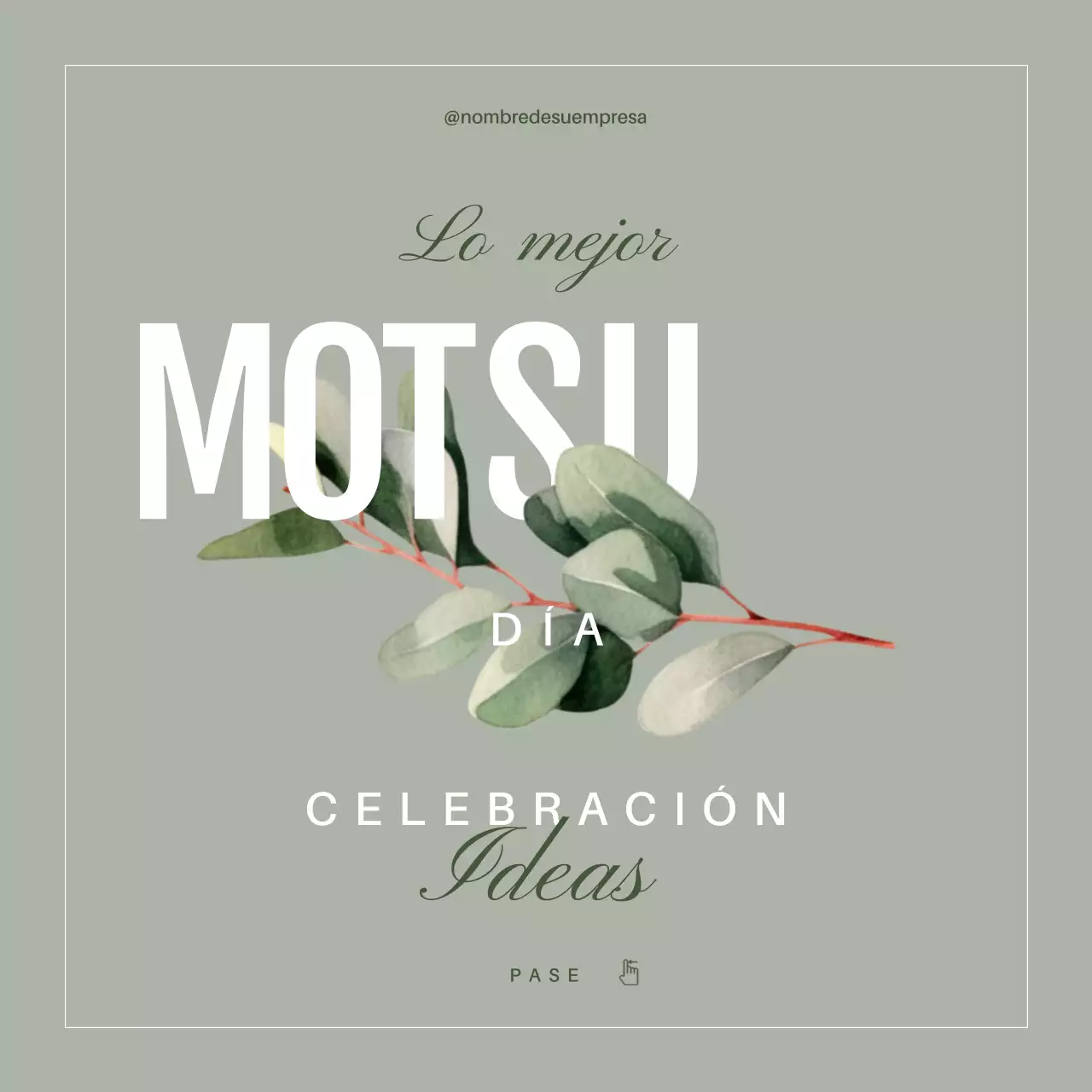 Green Minimal Simple Mother's Day Celebration Ideas Advestisement