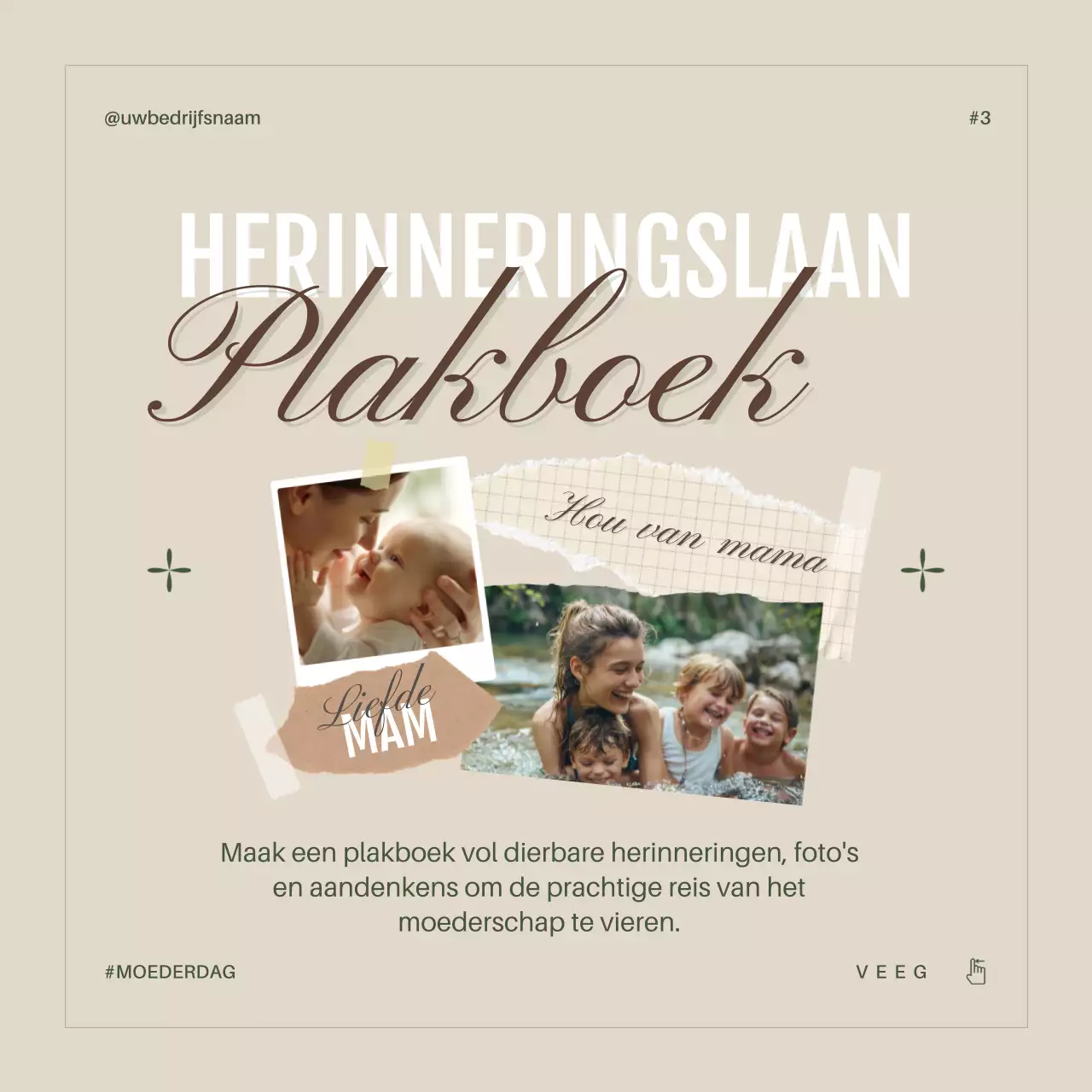 Groene Minimale Eenvoudige Moederdag Viering Ideeën Investering