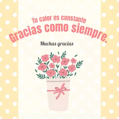 Un bonito poste sentimental en amarillo y rosa