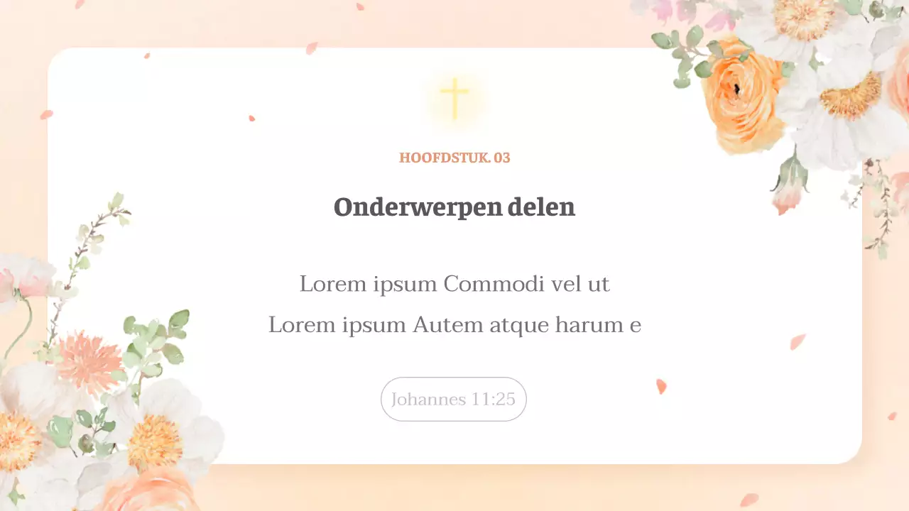 Een trendy paasgids met een oranje achtergrond