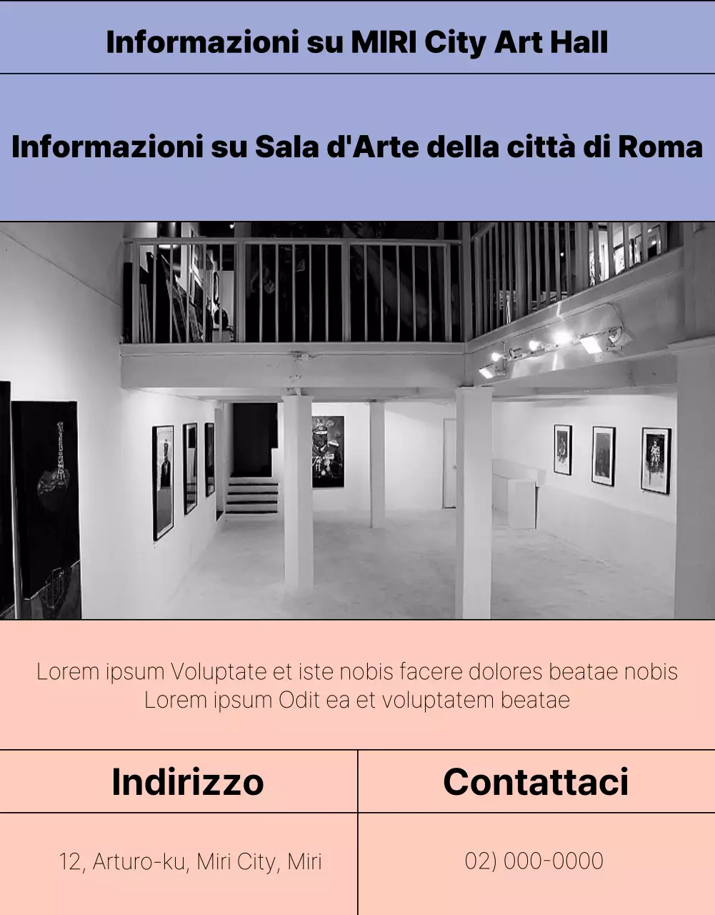 Informazioni semplici sul programma di spettacoli color malva e rosa