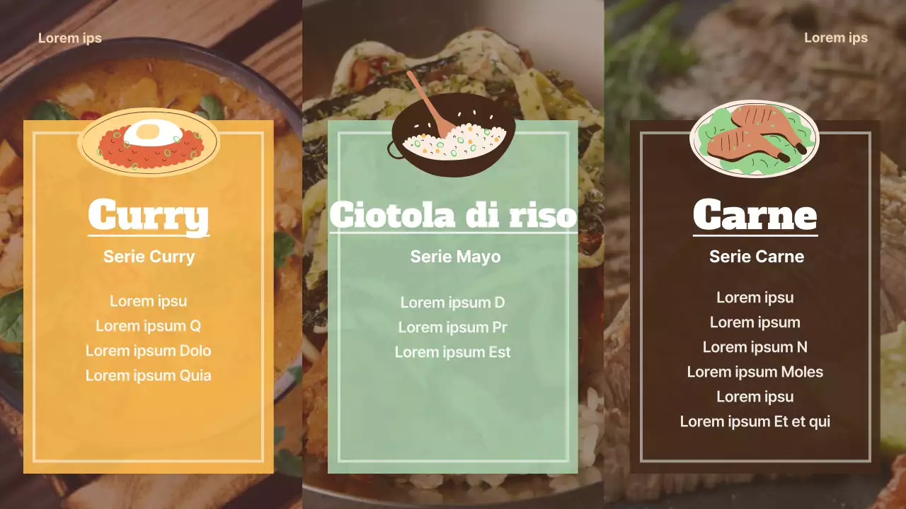 Promuovere un semplice ristorante bento in marrone e beige