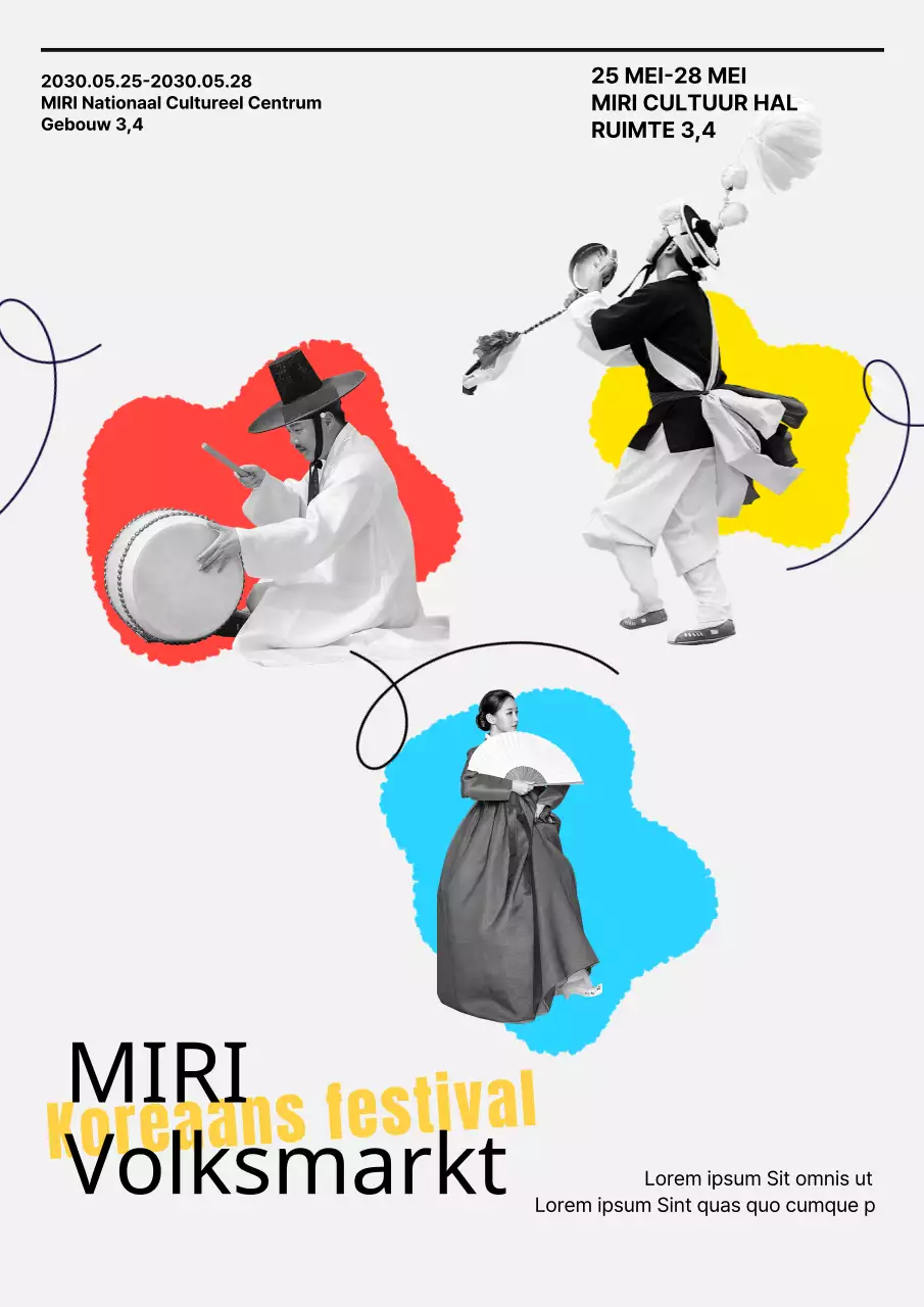 Dynamische voorstellingen van traditionele Koreaanse culturele kunsten