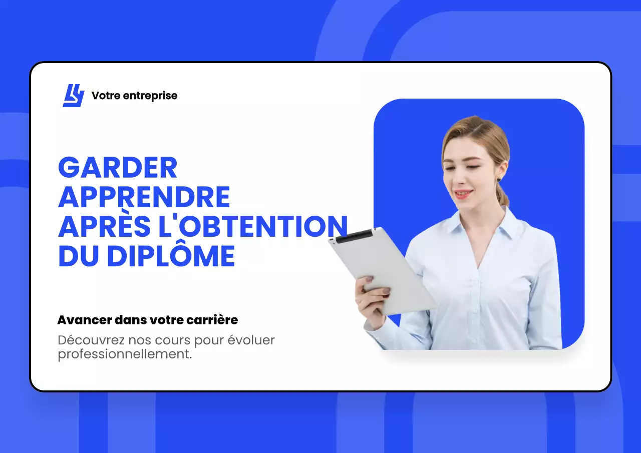 Publicité pour la saison de remise des diplômes