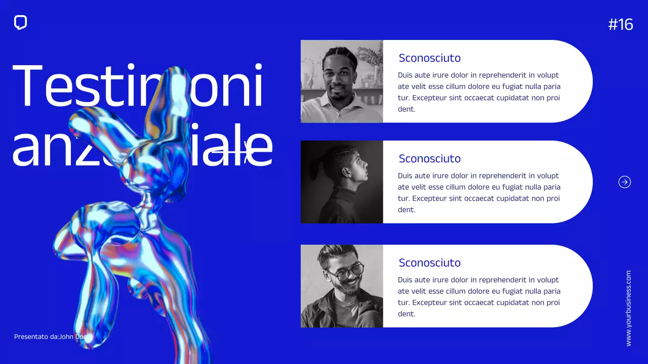 Blue Minimal Simple Company Profilo aziendale Introduzione dell'azienda