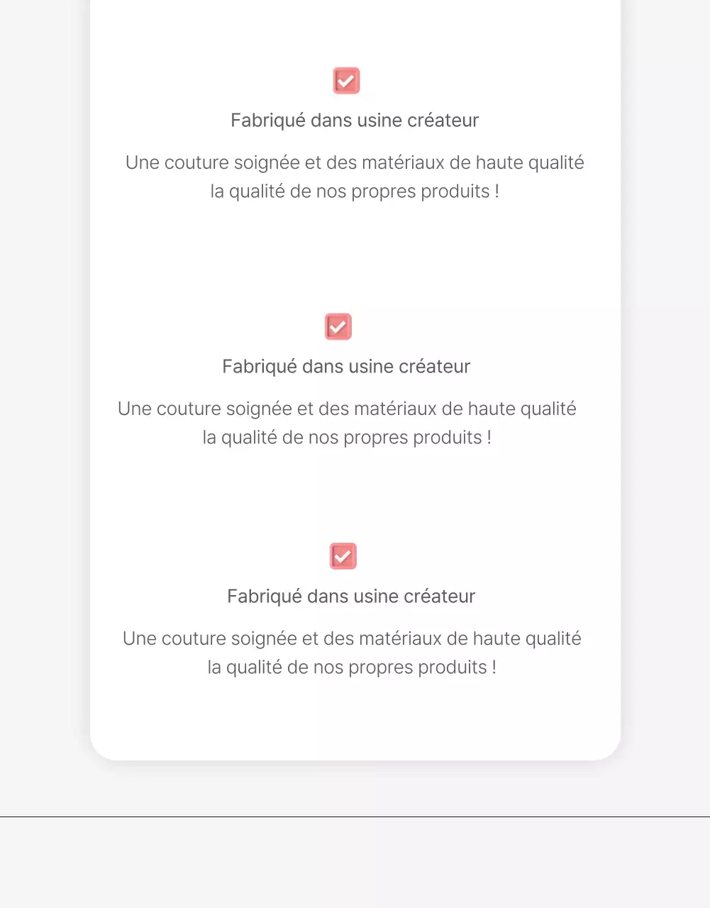 Une publicité pour un centre commercial de mode avec des emojis stylisés simples, blancs et gris.