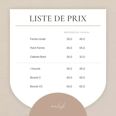 La beauté simple en brun et en beige Informations sur l'événement