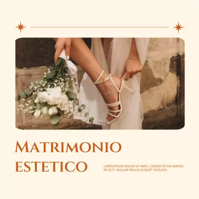 Matrimonio elegante in avorio