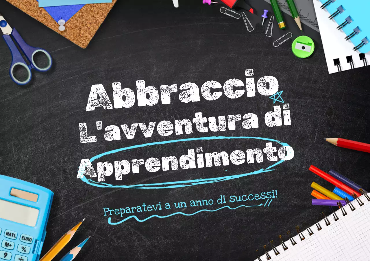 Campagna di ritorno a scuola in bianco e nero