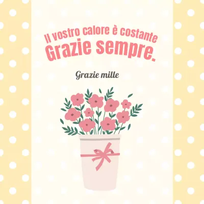Un simpatico post sentimentale in giallo e rosa