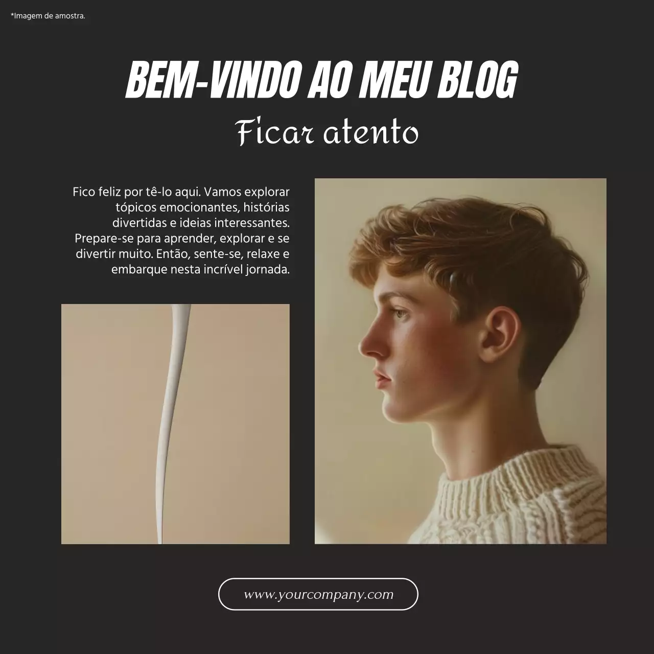 Promoção do blogue "Black and White Trend Mentorship