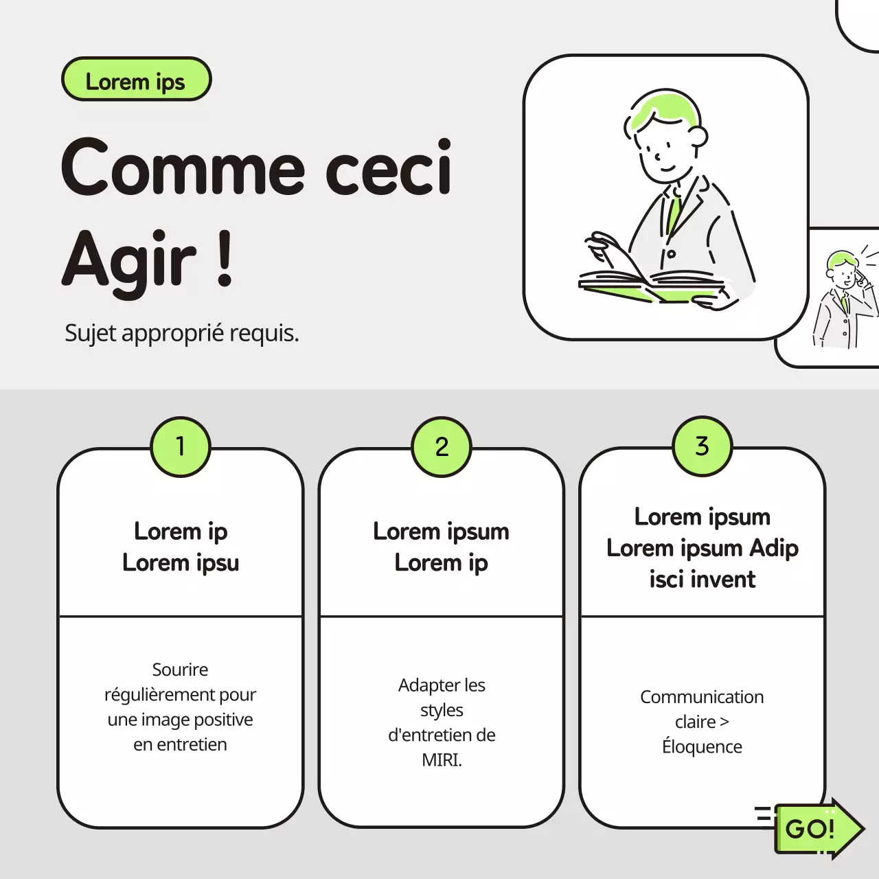 A propos de la pré-passe d'entretien simple en chartreuse et en gris