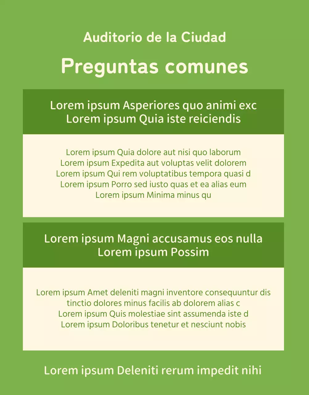 Información sobre el programa de espectáculos en este acogedor local verde lima y marfil