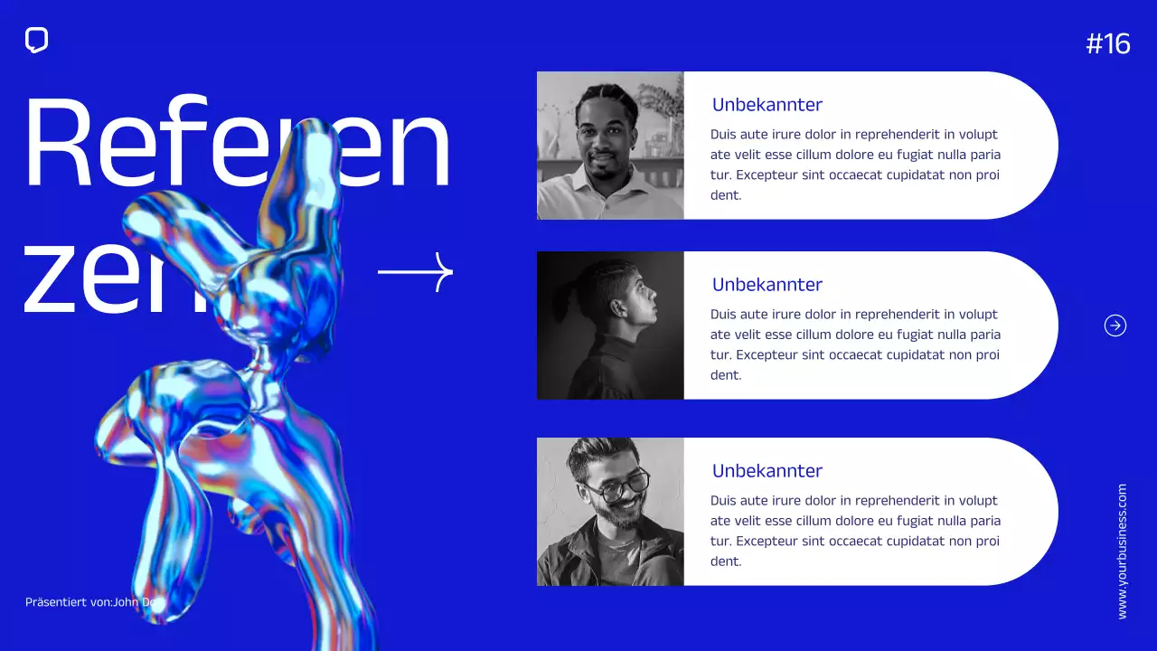 Blue Minimal Simple Company Geschäftsprofil Unternehmensvorstellung