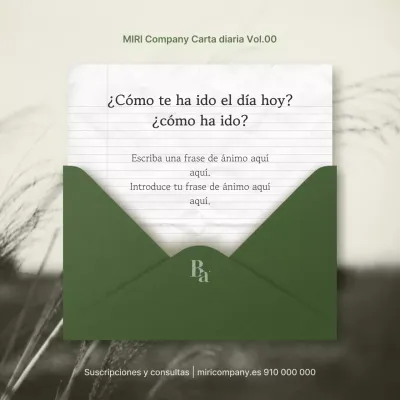 Papelería sentimental sencilla en color caqui