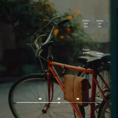 Einfache rot-weiße Stimmungspost