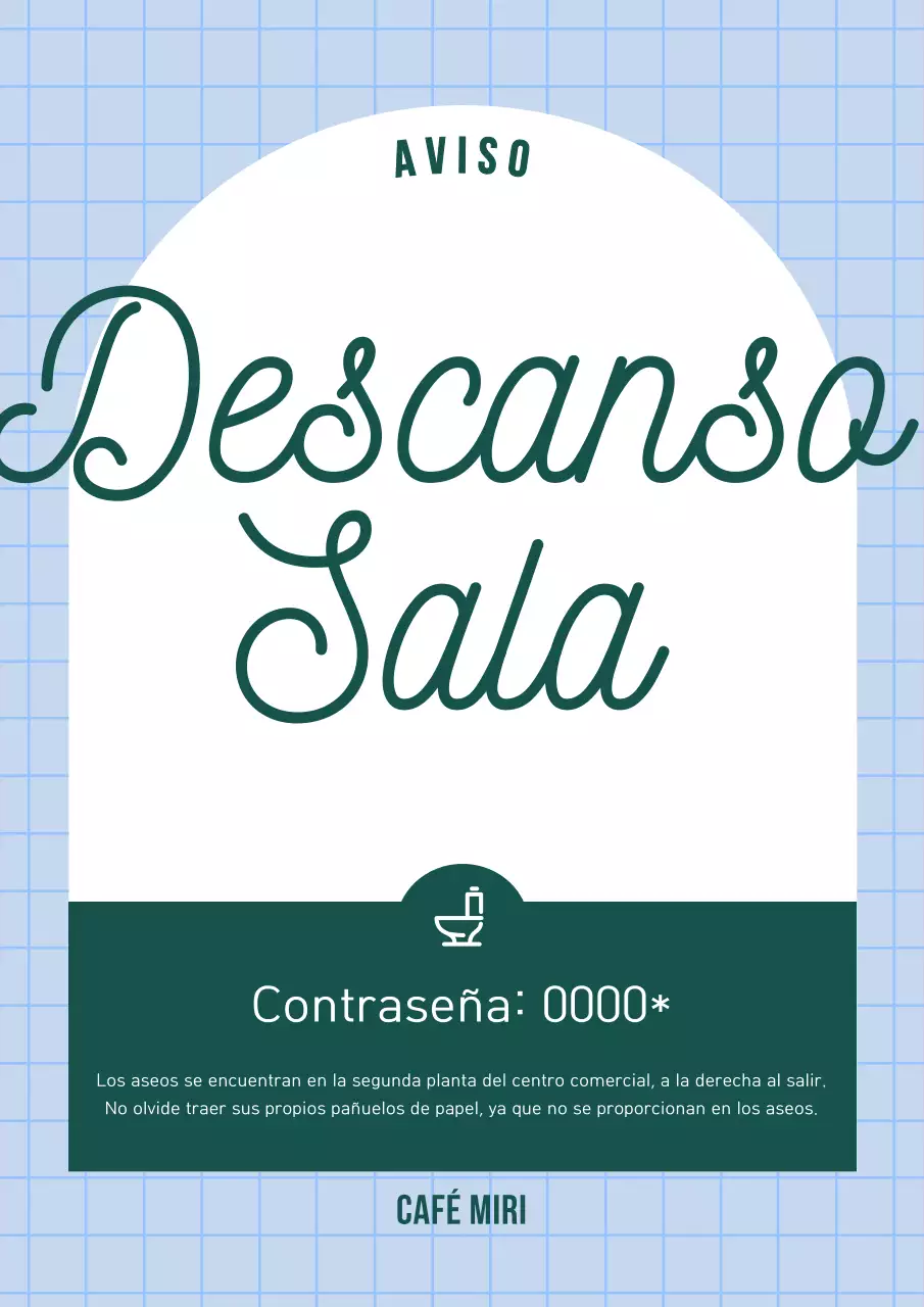 Acerca de Blue and Green Simple Cafe